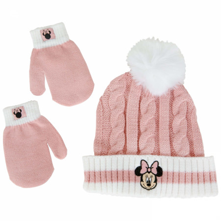 Minnie Mouse Toddler Pom Beanie and Gloves Set